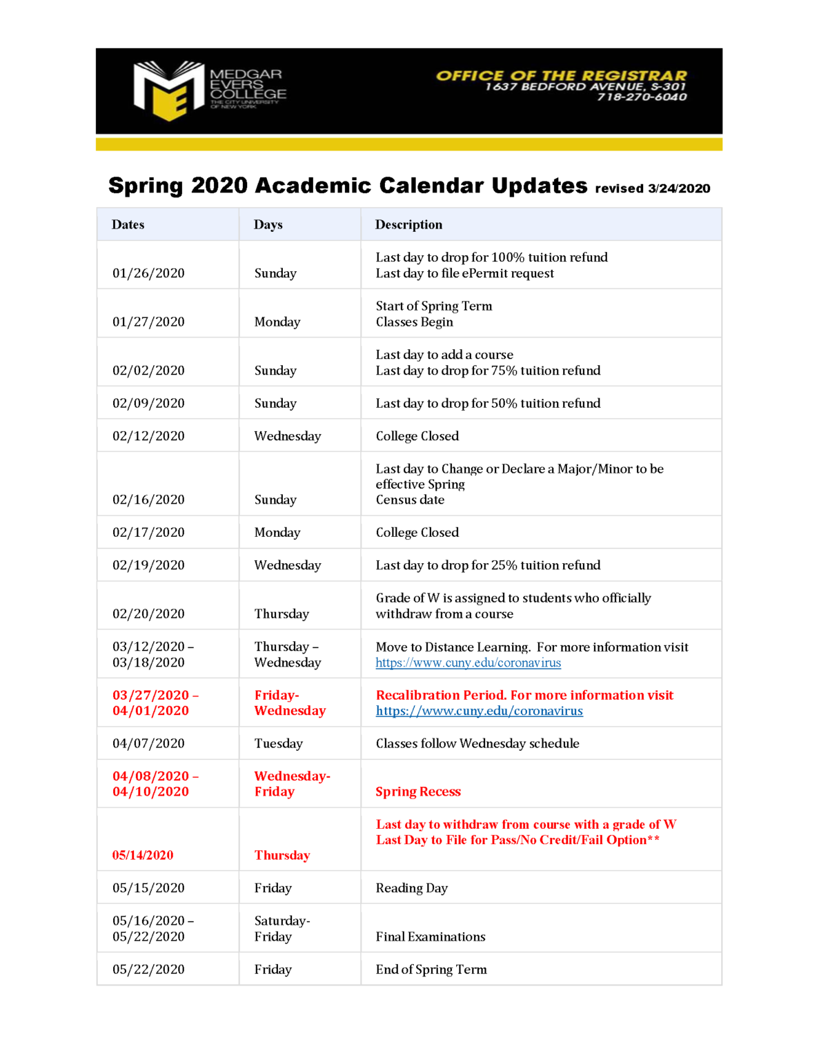 Spring 2024 Calendar Cuny January 2024 Calendar